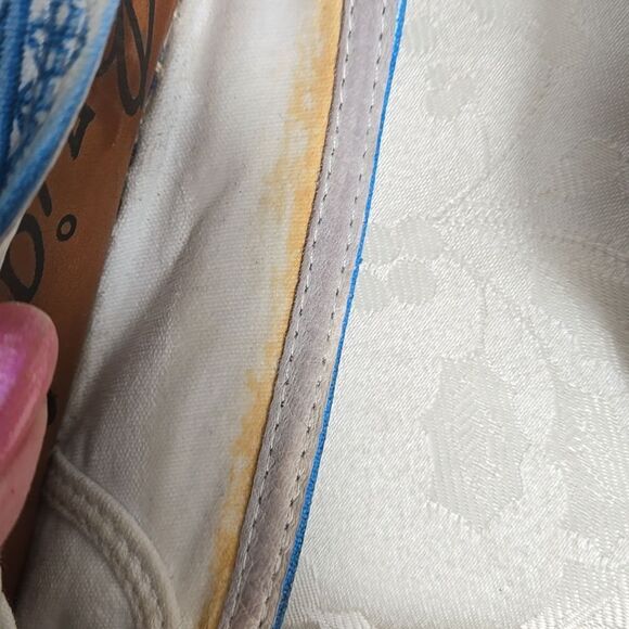 Brighton Blue Espadrilles with Floral Print - Picture 6 of 7